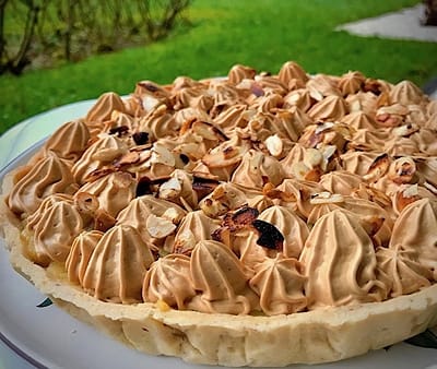 Recette de tarte aux pommes amakay à la crème fouettée de confiture de lait