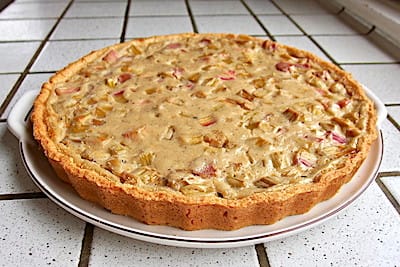 Tarte à la Rhubarbe